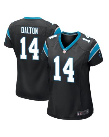 Andy Dalton 14 Carolina Panthers Women Game Jersey - Black