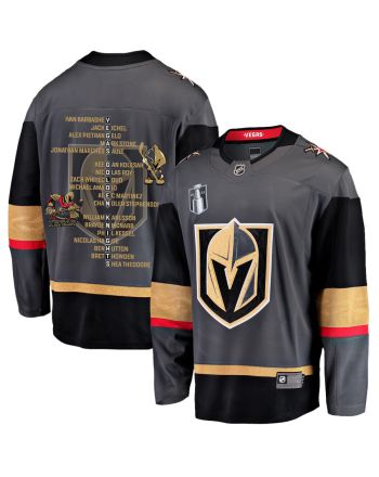 Vegas Golden Knights Players List 2023 Stanley Cup Men Jersey - Black