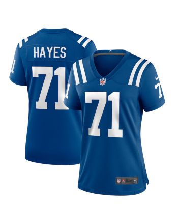 Ryan Hayes 71 Indianapolis Colts Women Team Game Jersey - Royal