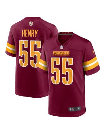 K.J. Henry 55 Washington Commanders Team Game Jersey - Burgundy