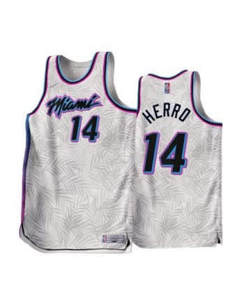 Miami Heat Tyler Herro 14 2022-23 Earned Edition White Men Jersey