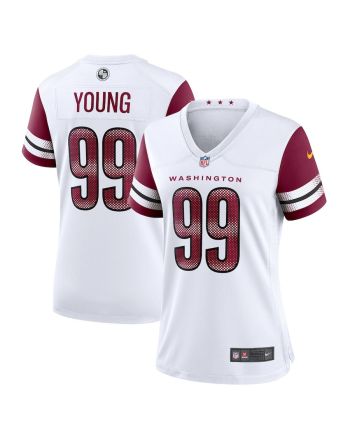 Chase Young 99 Washington Commanders Women's Game Jersey - White