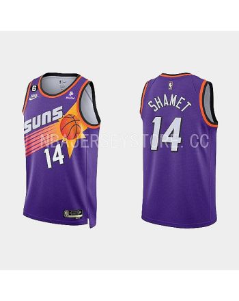 Phoenix Suns Landry Shamet 14 2022-23 Classic Edition Purple Men Jersey