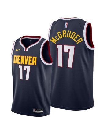 Rodney McGruder 17 Denver Nuggets 2022 Icon Edition Navy Jersey - Men Jersey