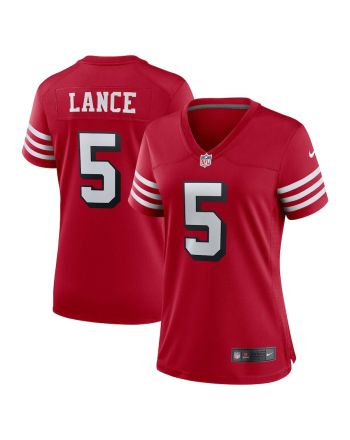 Trey Lance San Francisco 49ers Women's Alternate Game Player Jersey - Scarlet