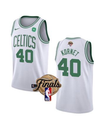 Boston Celtics Celtics Luke Kornet 40 Final 2022 Men Jersey Association Edition White