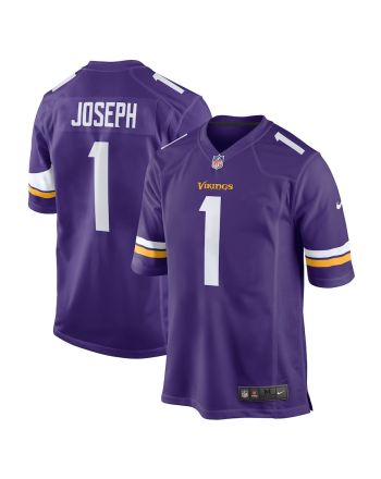 Greg Joseph 1 Minnesota Vikings Game Jersey - Purple