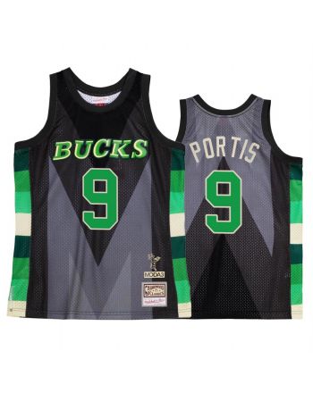 Bobby Portis 9 Milwaukee Bucks My Town Moda 3 Jersey Black