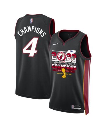 Miami Heat Finals Champions 2023 Swingman Jersey - Black