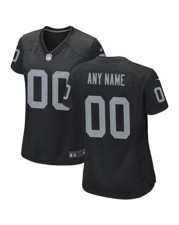 Las Vegas Raiders Women Custom Game Jersey - Black