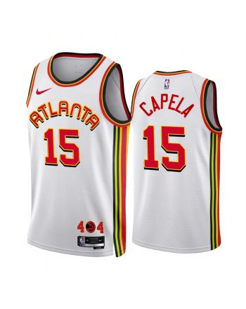 2022-23 Atlanta Hawks Clint Capela 15 White Association Edition 15 Jersey