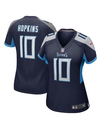 DeAndre Hopkins 10 Tennessee Titans Women Game Jersey - Navy