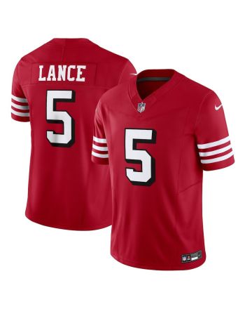 Trey Lance 8 San Francisco 49ers Vapor F.U.S.E. Limited Alternate 1 Jersey - Scarlet