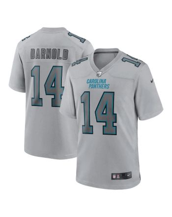 Sam Darnold 14 Carolina Panthers Men Atmosphere Fashion Game Jersey - Gray