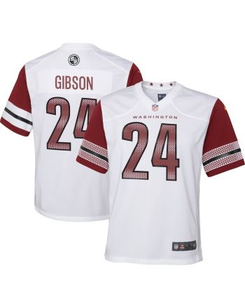 Antonio Gibson 24 Washington Commanders Game YOUTH Jersey - White