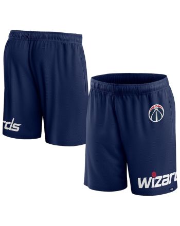 Washington Wizards Navy Free Throw Mesh Shorts - Men