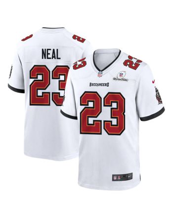 Ryan Neal 23 Tampa Bay Buccaneers 2024 Divisional Patch Game Men Jersey - White