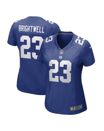 Gary Brightwell New York Giants Women's Team Game Player Jersey - Royal