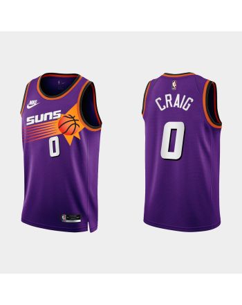 Phoenix Suns Torrey Craig 0 2022-23 Classic Edition Purple Men Jersey