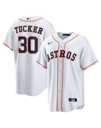 Kyle Tucker 30 Houston Astros Home Men Jersey - White