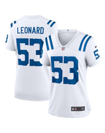 Shaquille Leonard 53 Indianapolis Colts Women Game Jersey - White