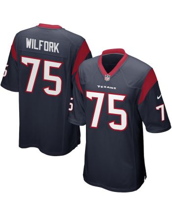 Vince Wilfork 75 Houston Texans Men's Game Jersey - Navy