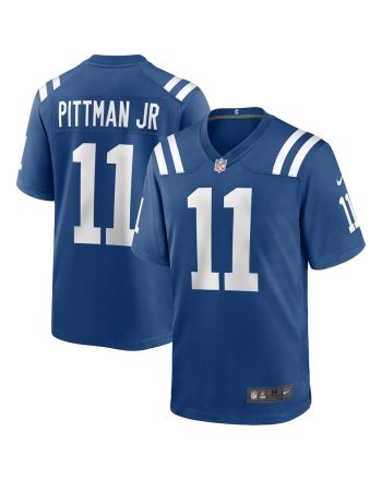 Michael Pittman Jr. 11 Indianapolis Colts Men Game Jersey - Royal