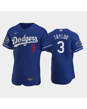 Los Angeles Dodgers Chris Taylor 3 Alternate Royal 2022-23 All-Star Game Jersey