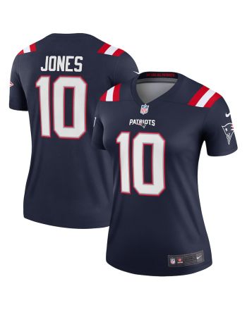 Mac Jones 10 New England Patriots Women Legend Jersey - Navy