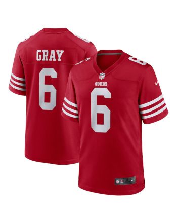 Danny Gray San Francisco 49ers Game Player Jersey - Scarlet