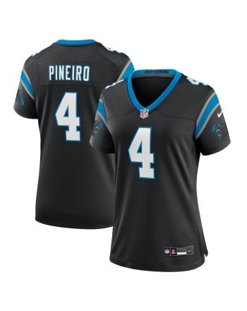 Eddy Pineiro 4 Carolina Panthers Women's Team Game Jersey - Black