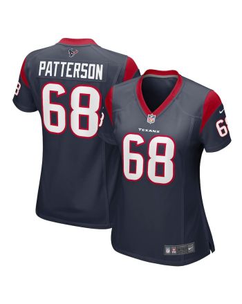 Jarrett Patterson 68 Houston Texans Women Team Game Jersey - Navy