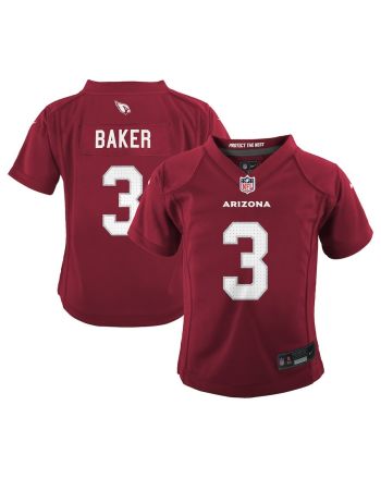 Budda Baker 3 Arizona Cardinals Preschool Game Jersey - Cardinal