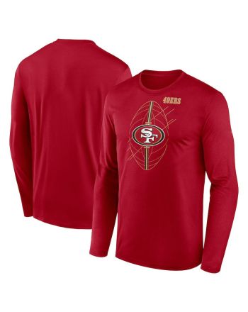 San Francisco 49ers Legend Icon Long Sleeve T-Shirt - Scarlet