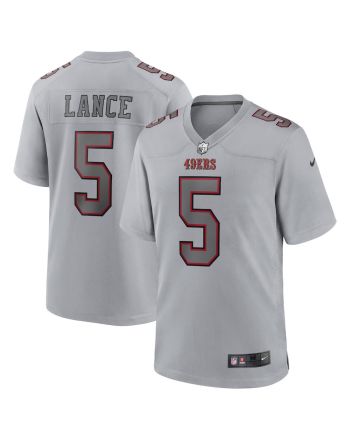 Trey Lance 5 San Francisco 49ers Atmosphere Fashion Game Jersey - Gray