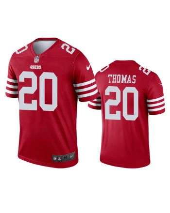 San Francisco 49ers Ambry Thomas 20 2022-23 Legend Scarlet Jersey - Men's