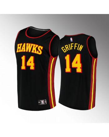 Atlanta Hawks 14 AJ Griffin Statement Jersey 2022-23 Black