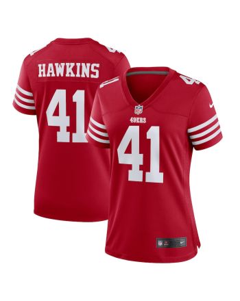 Tayler Hawkins San Francisco 49ers Women's Game Player Jersey - Scarlet