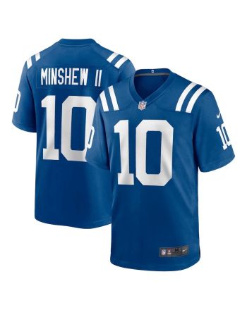 Gardner Minshew II 10 Indianapolis Colts Men Game Jersey - Royal