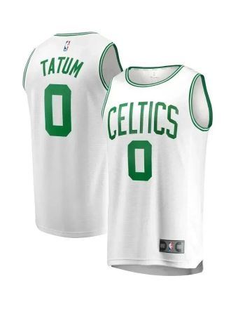 Jayson Tatum Boston Celtics Fast Break Jersey White - Association Edition