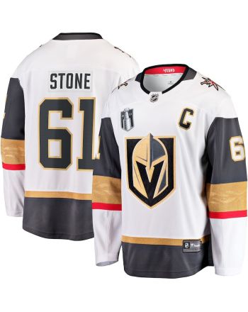 Mark Stone 61 Vegas Golden Knights 2023 Stanley Cup Final Away Breakaway Player Jersey - White