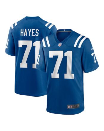 Ryan Hayes 71 Indianapolis Colts Men Team Game Jersey - Royal