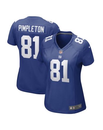 Kalil Pimpleton 81 New York Giants Women Game Jersey - Royal