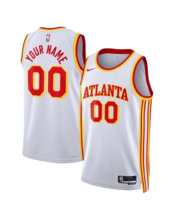 Atlanta Hawks Custom 00 Men 2022/23 Swingman Jersey - Association Edition