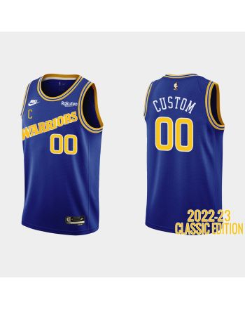 Golden State Warriors Custom 00 2022-23 Classic Edition Royal Men Jersey