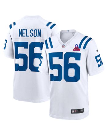 Quenton Nelson 56 Indianapolis Colts 2024 Pro Bowl Patch Game Men Jersey - White