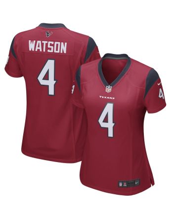 Deshaun Watson 4 Houston Texans Women's Game Jersey - Red