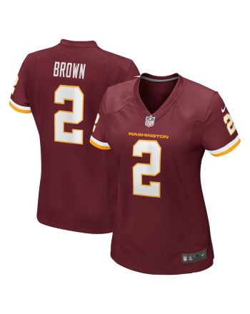 Dyami Brown 2 Washington Commanders Football Team Game Women Jersey - Burgundy