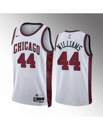 Chicago Bulls Patrick Williams 44 2022-23 City Edition White Jersey Swingman