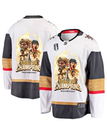 Vegas Golden Knights Unleashing Greatness 2023 Champions Stanley Cup Men Jersey - White